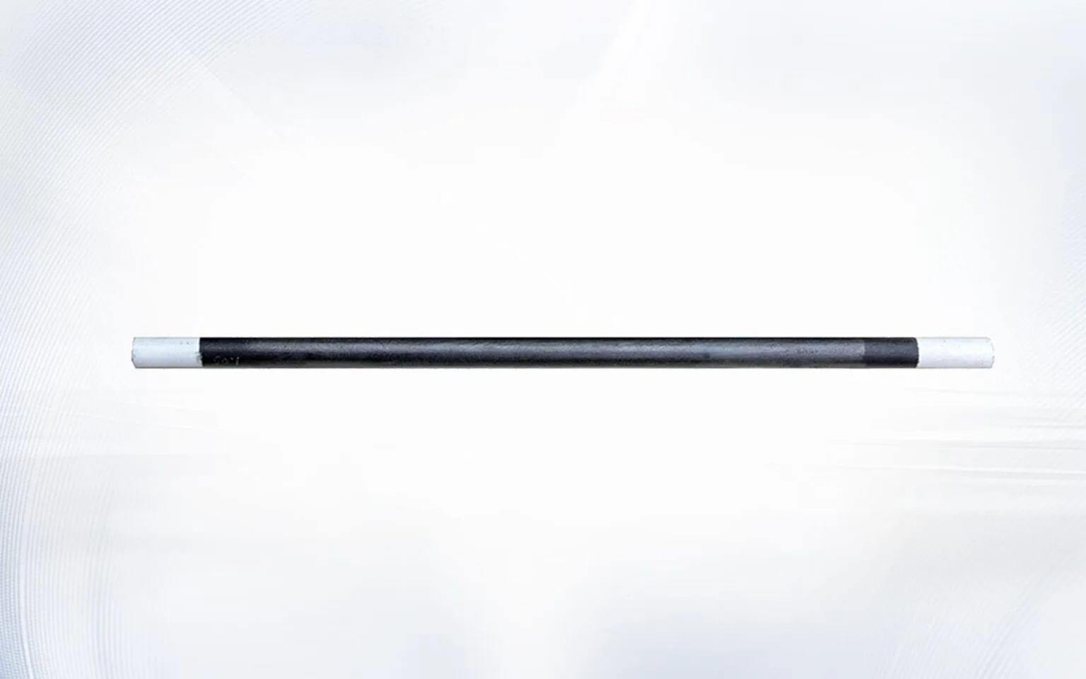 Straight silicon carbide heating elements for industrial furnaces