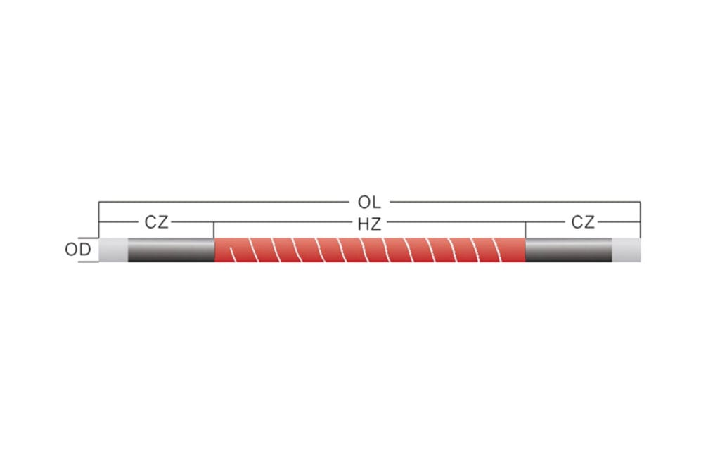 pure silicon carbide rod