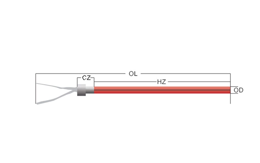 UX Type Silicon Carbide Heating Element